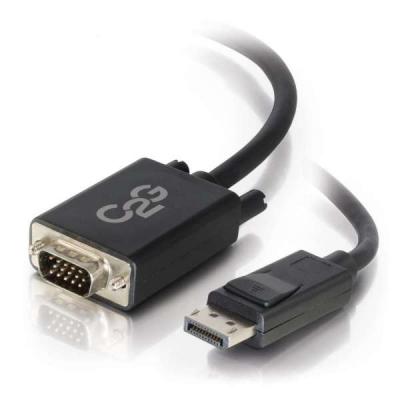 1m DisplayPort Male to VGA Male Adapter Cable Black